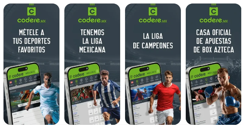 codere app Capturas de pantalla