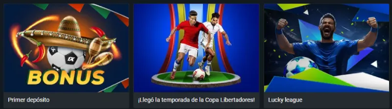 Otras promociones 1xbet