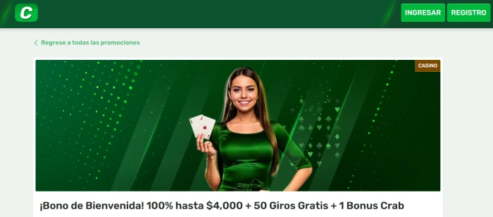 CampoBet Mexico Promociones CampoBet Casino Bono Bienvenida
